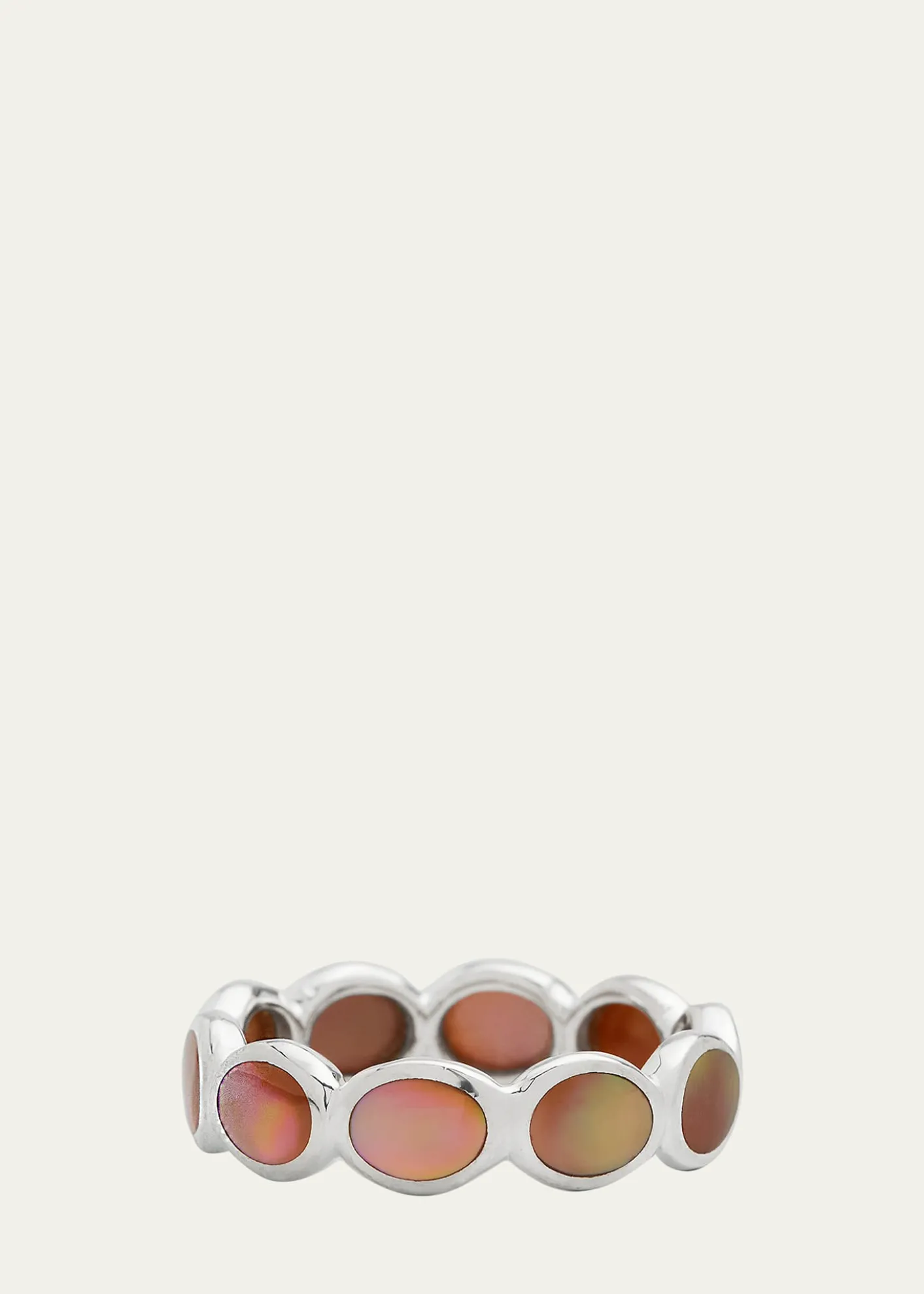 IppolitaAll-Around Tiny Ovals Ring in Sterling Silver