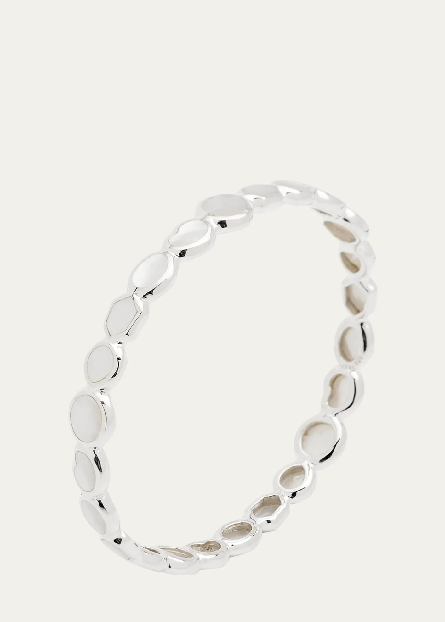 IppolitaAll-Over Stone Bangle in Sterling Silver