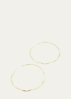 IppolitaClassico Squiggle Hoops in 18K Gold
