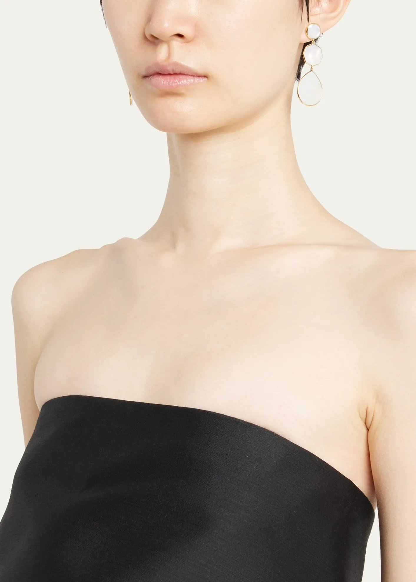 IppolitaCrazy 8's 3-Stone Drop Earrings in 18K Gold