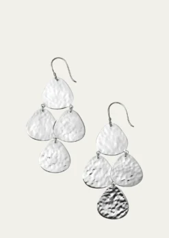 IppolitaCrinkle Small Nomad Cascade Earrings in Sterling Silver