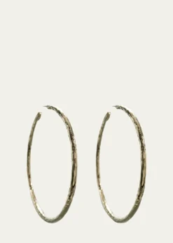 IppolitaExtra Large Hoop Earrings in 18K Gold