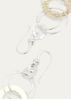 IppolitaHammered Jet Set Earrings in Chimera