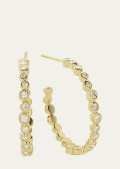 Ippolita18K Stardust Starlet Diamond Hoop Earrings