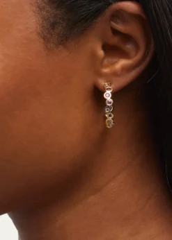 Ippolita18K Starlet Huggie Earrings with Rainbow Sapphires