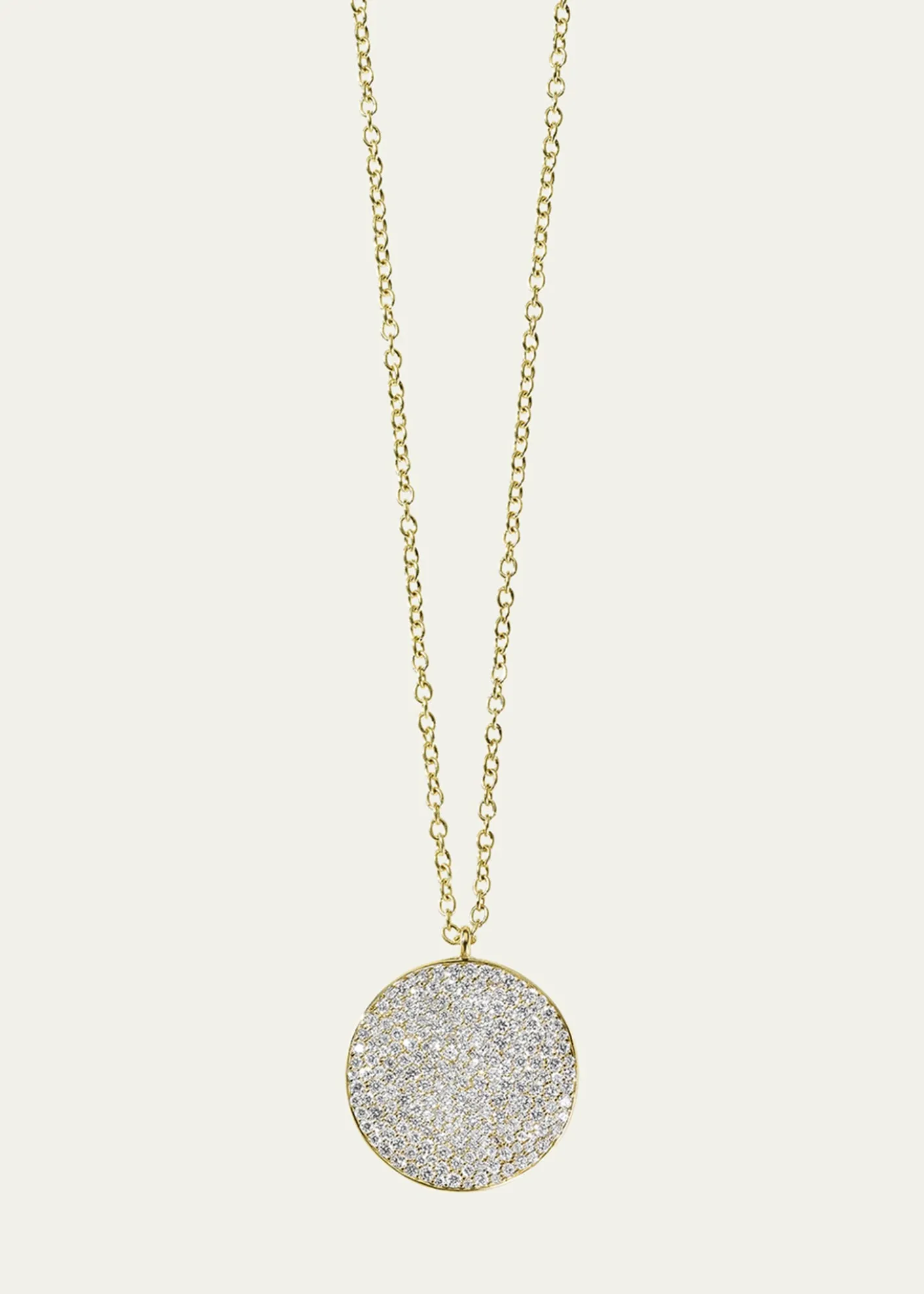 IppolitaLarge Flower Pendant Necklace in 18K Gold With Diamonds