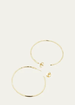 IppolitaLarge Squiggle Hoop Earrings in 18K Gold