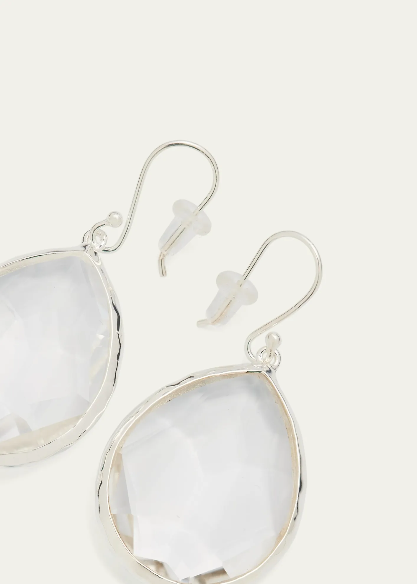 IppolitaLarge Teardrop Earrings in Sterling Silver