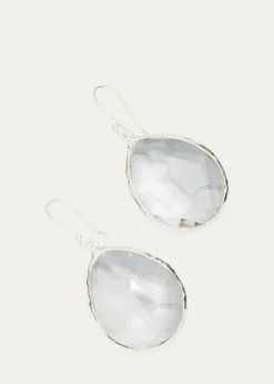 IppolitaLarge Teardrop Earrings in Sterling Silver