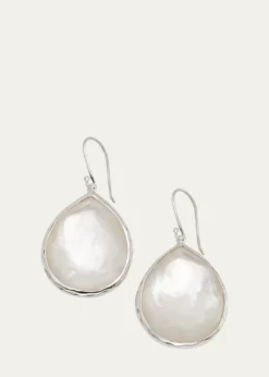 IppolitaLarge Teardrop Earrings in Sterling Silver