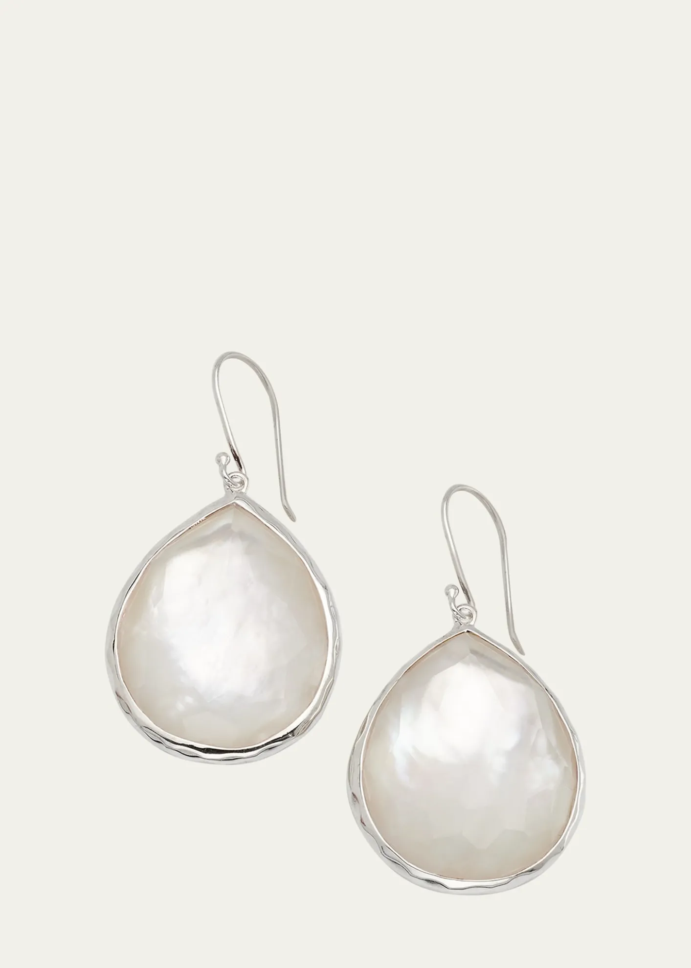 IppolitaLarge Teardrop Earrings in Sterling Silver
