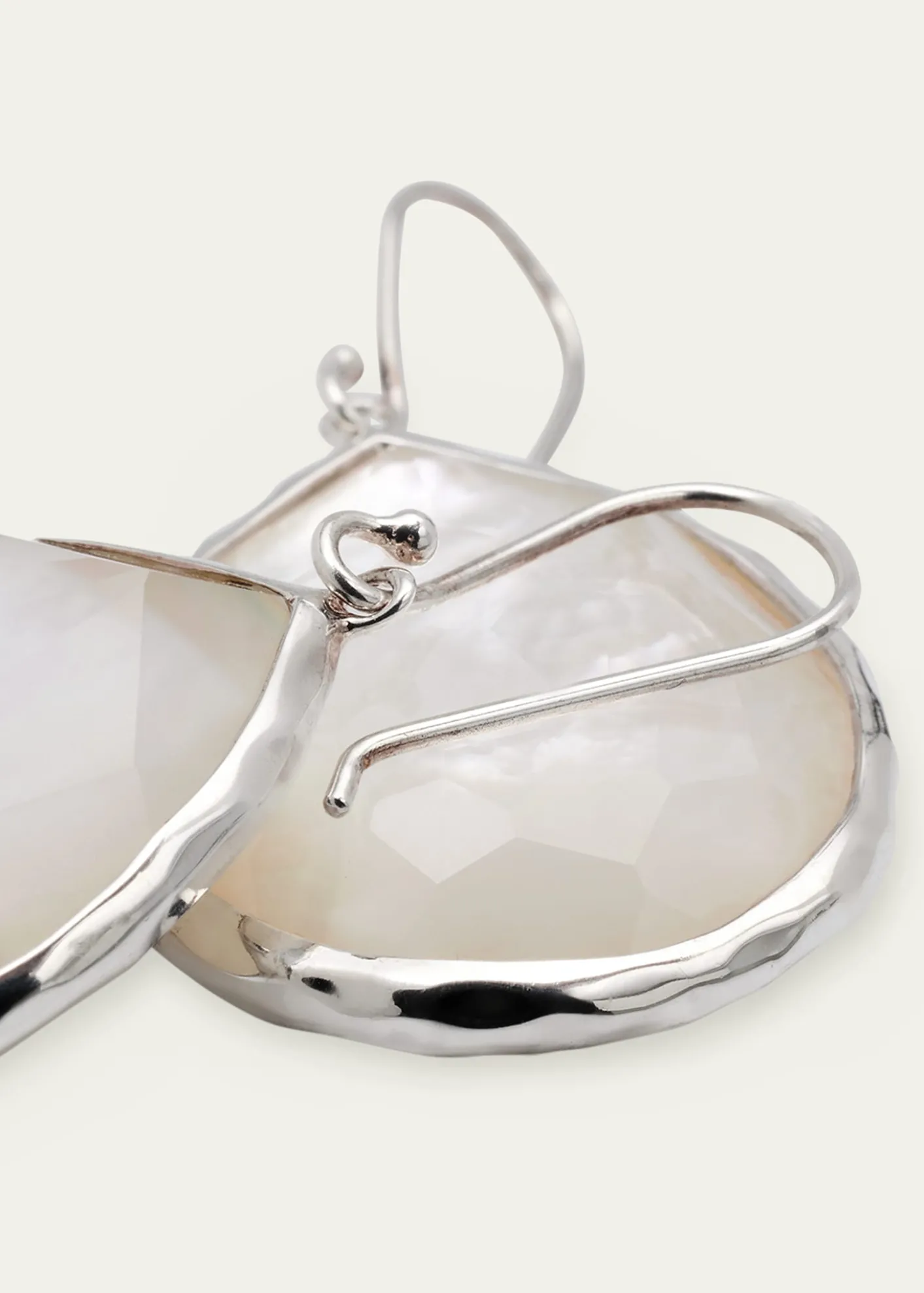 IppolitaLarge Teardrop Earrings in Sterling Silver