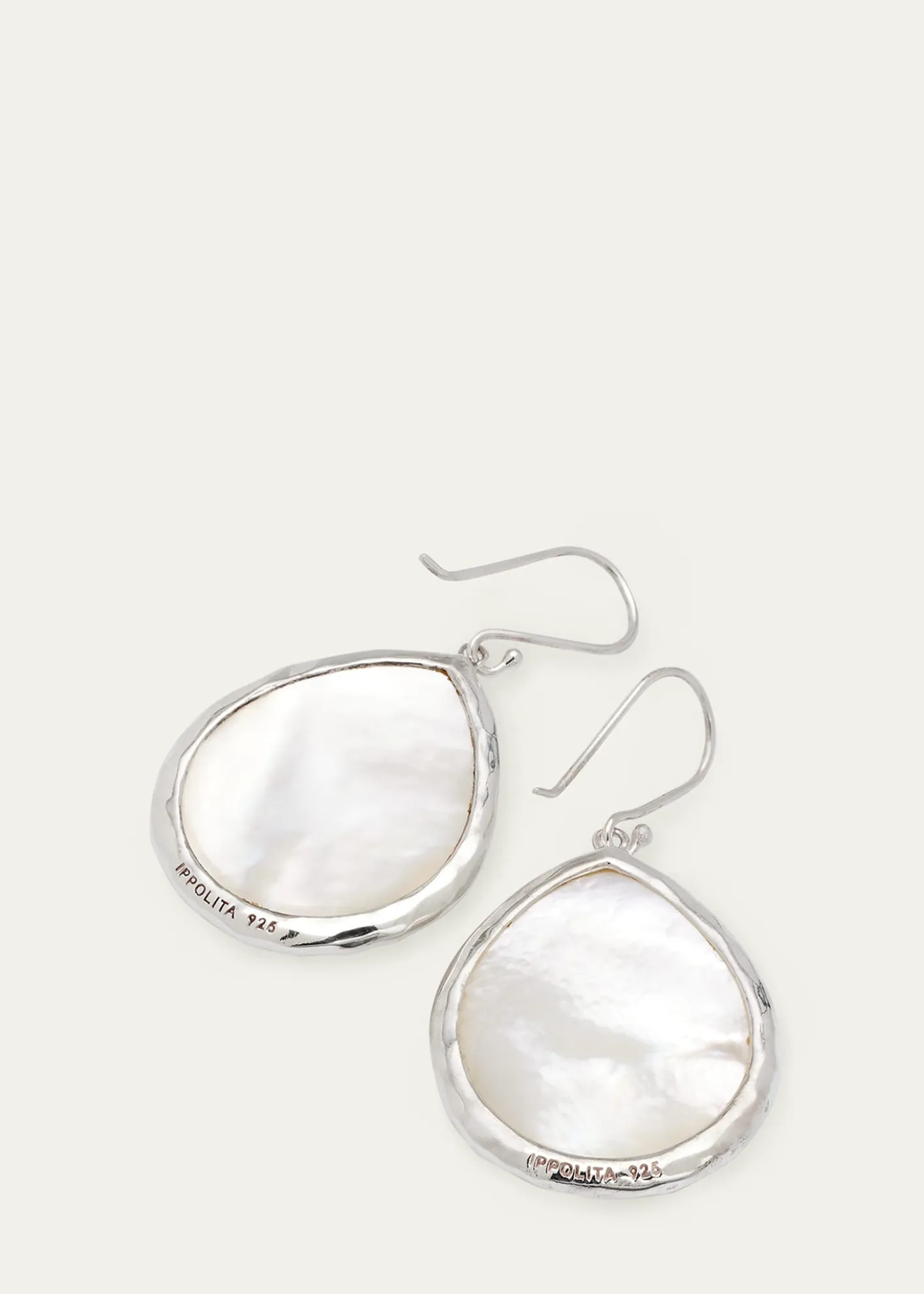 IppolitaLarge Teardrop Earrings in Sterling Silver