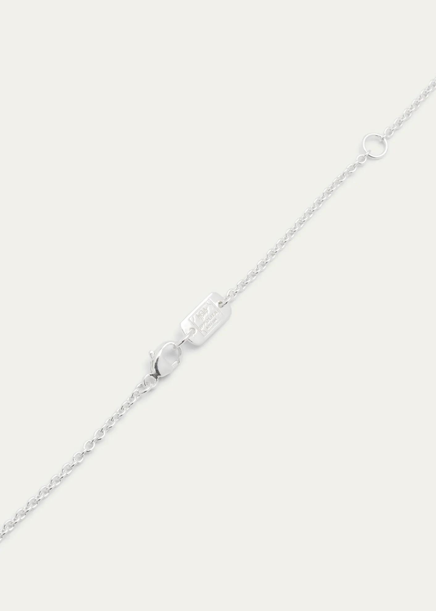 IppolitaLarge Teardrop Pendant Necklace in with Diamonds