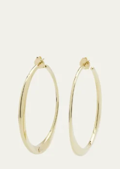 IppolitaLarge Twisted Hoop Earrings in 18K Gold