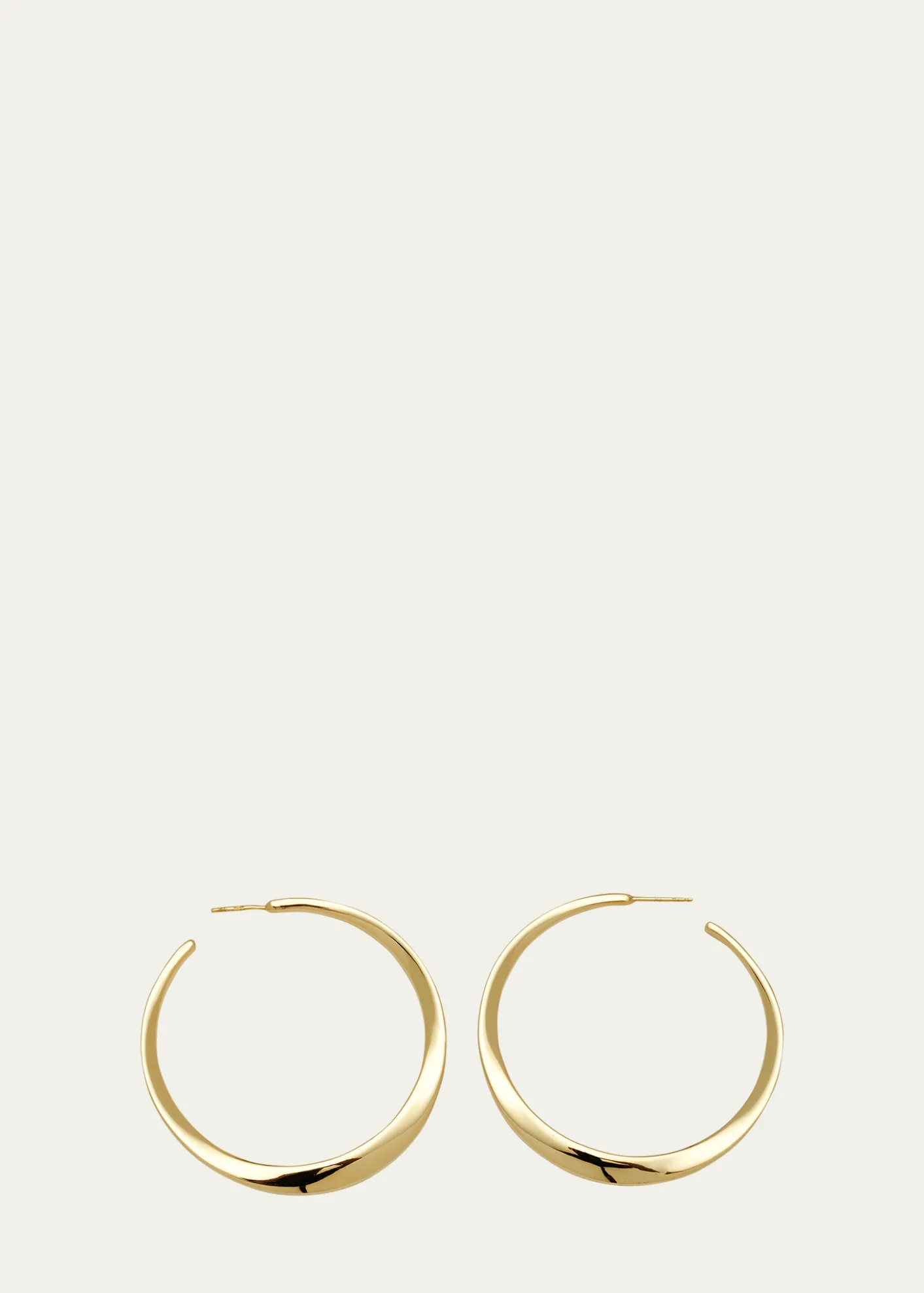 IppolitaLarge Twisted Hoop Earrings in 18K Gold