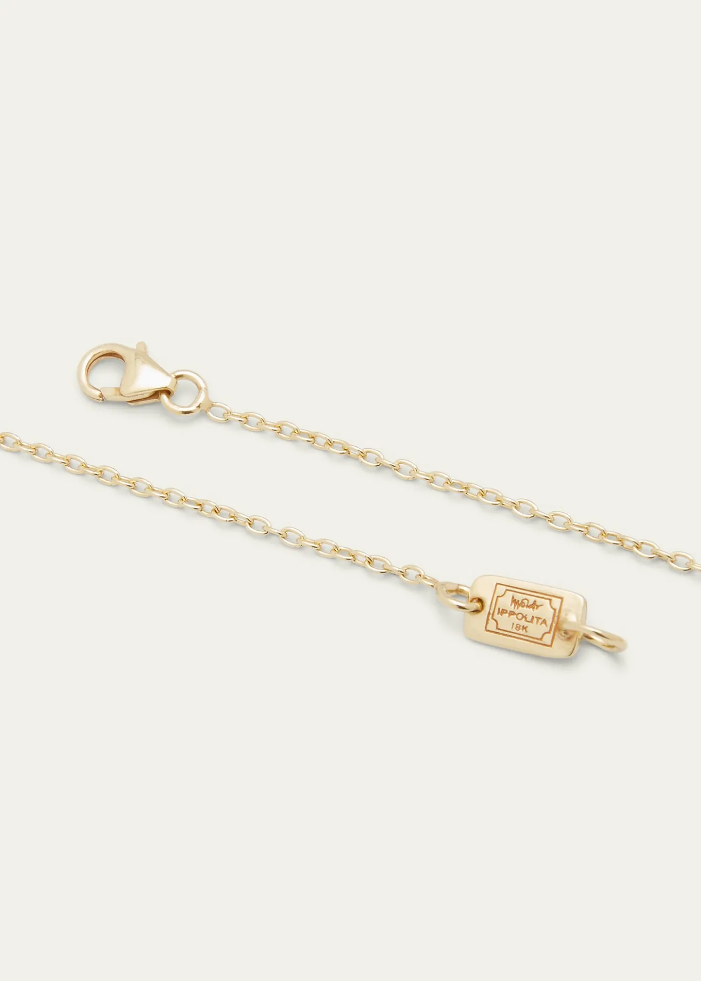 IppolitaLong Hammered Pinball Layering Necklace in 18K Gold