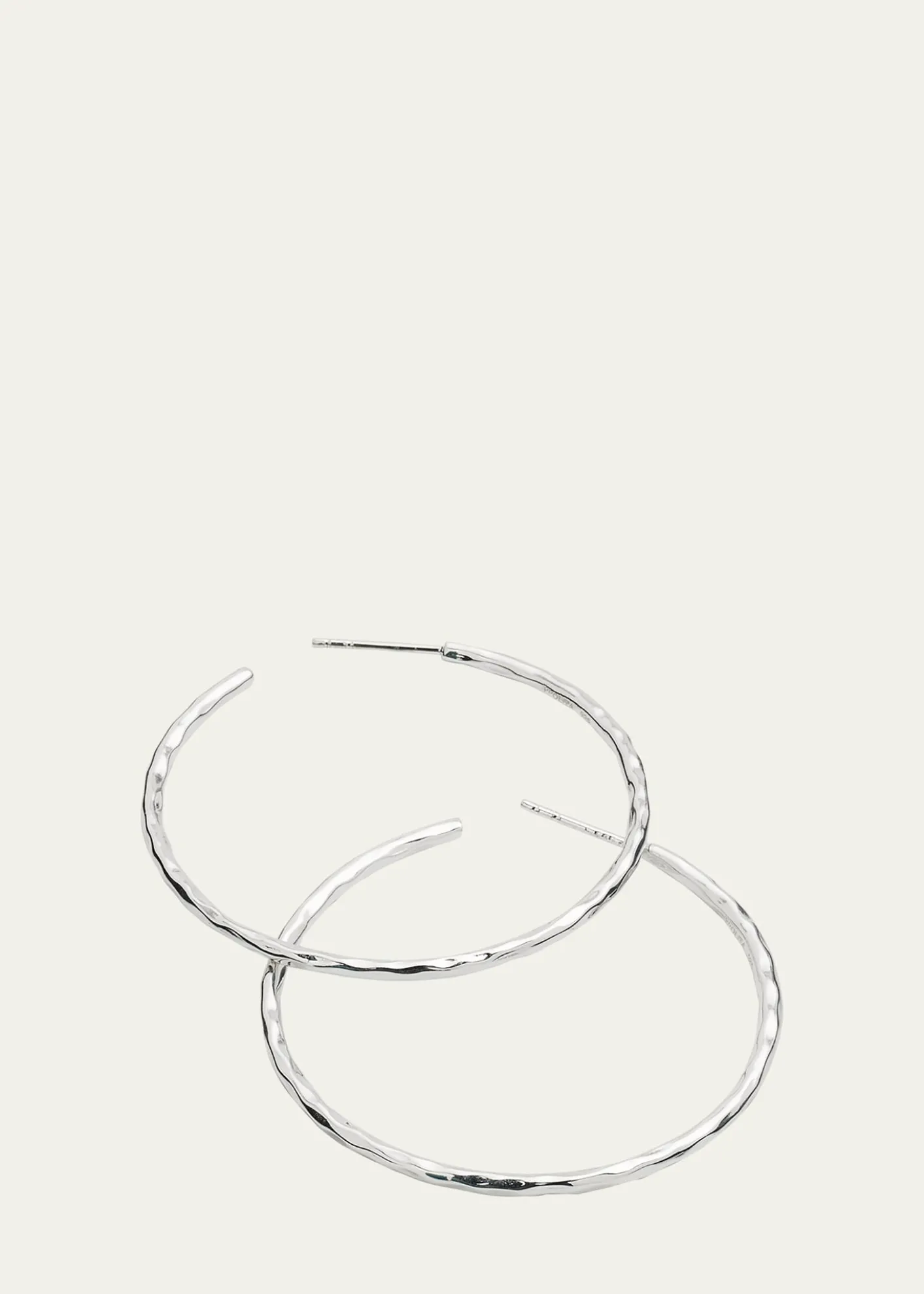 IppolitaMedium Squiggle Hoop Earrings in Sterling Silver