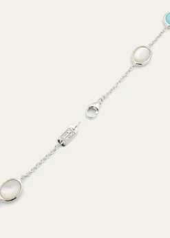 IppolitaMedium Stone Collar Necklace in Sterling Silver