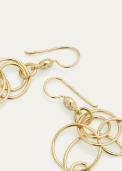IppolitaMini Jet Set Earrings in 18K Gold