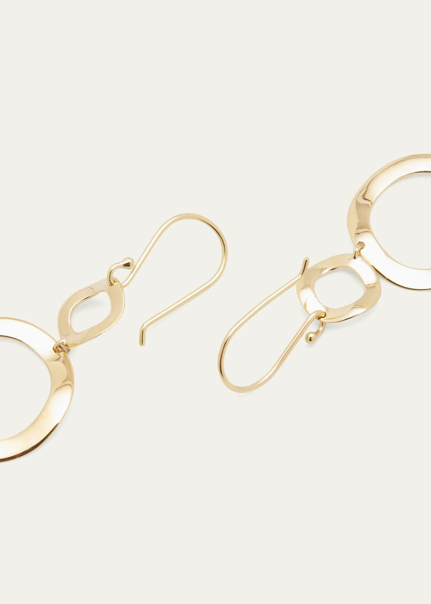 IppolitaMini Snowman Earrings in 18K Gold