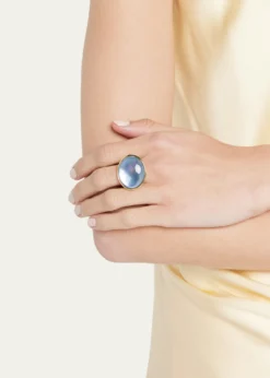 IppolitaOval Ring in 18K Gold
