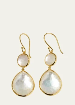 IppolitaRock Candy Snowman Teardrop Earrings in 18K Gold