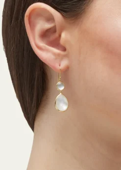 IppolitaRock Candy Snowman Teardrop Earrings in 18K Gold