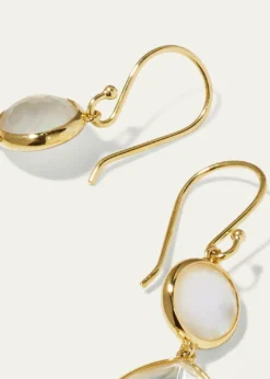 IppolitaRock Candy Snowman Teardrop Earrings in 18K Gold