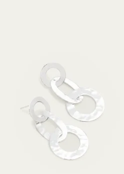 IppolitaRoma Links Post Earrings in Sterling Silver