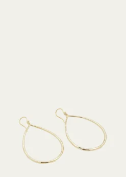 IppolitaSculpted Open Teardrop Earrings in 18K Gold