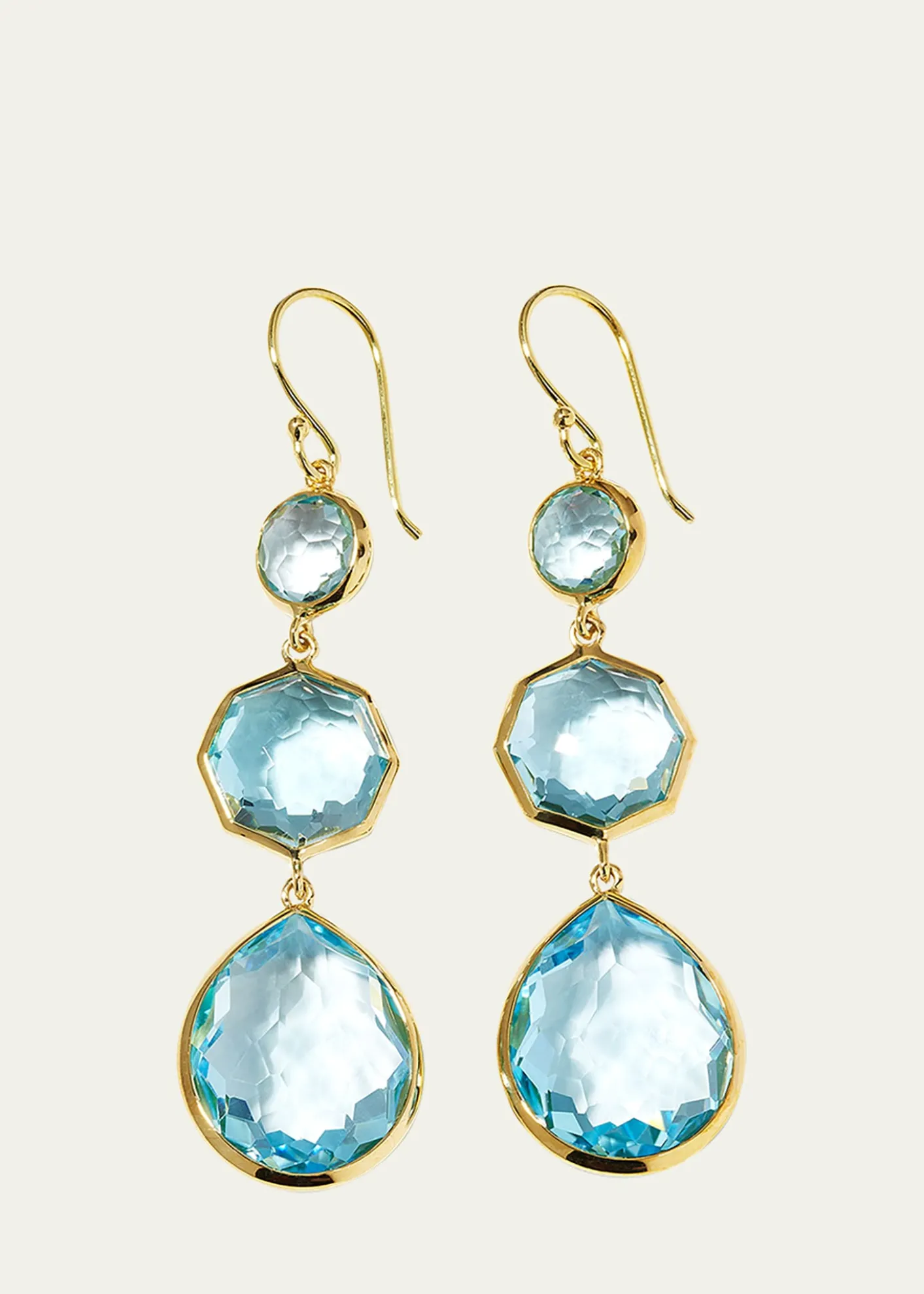 IppolitaSmall Crazy 8's Earrings in 18K Gold