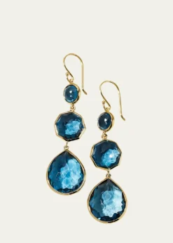 IppolitaSmall Crazy 8's Earrings in 18K Gold
