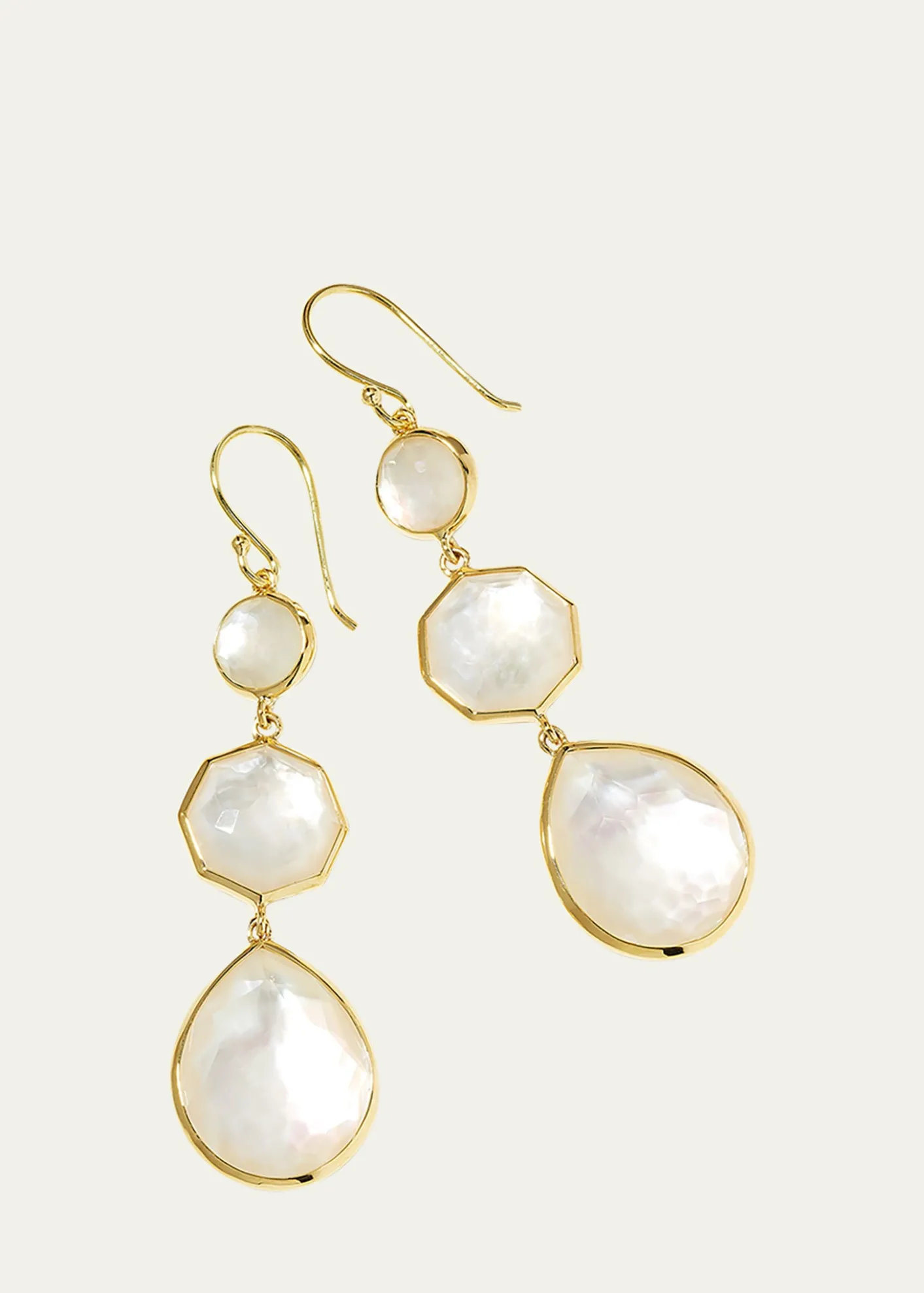 IppolitaSmall Crazy 8's Earrings in 18K Gold
