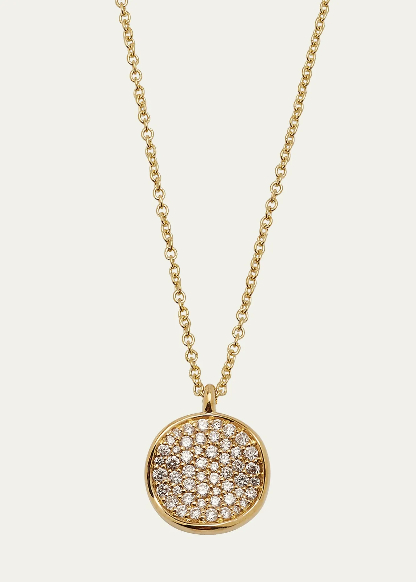 IppolitaSmall Flower Pendant Necklace in 18K Gold with Diamonds