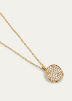 IppolitaSmall Flower Pendant Necklace in 18K Gold with Diamonds