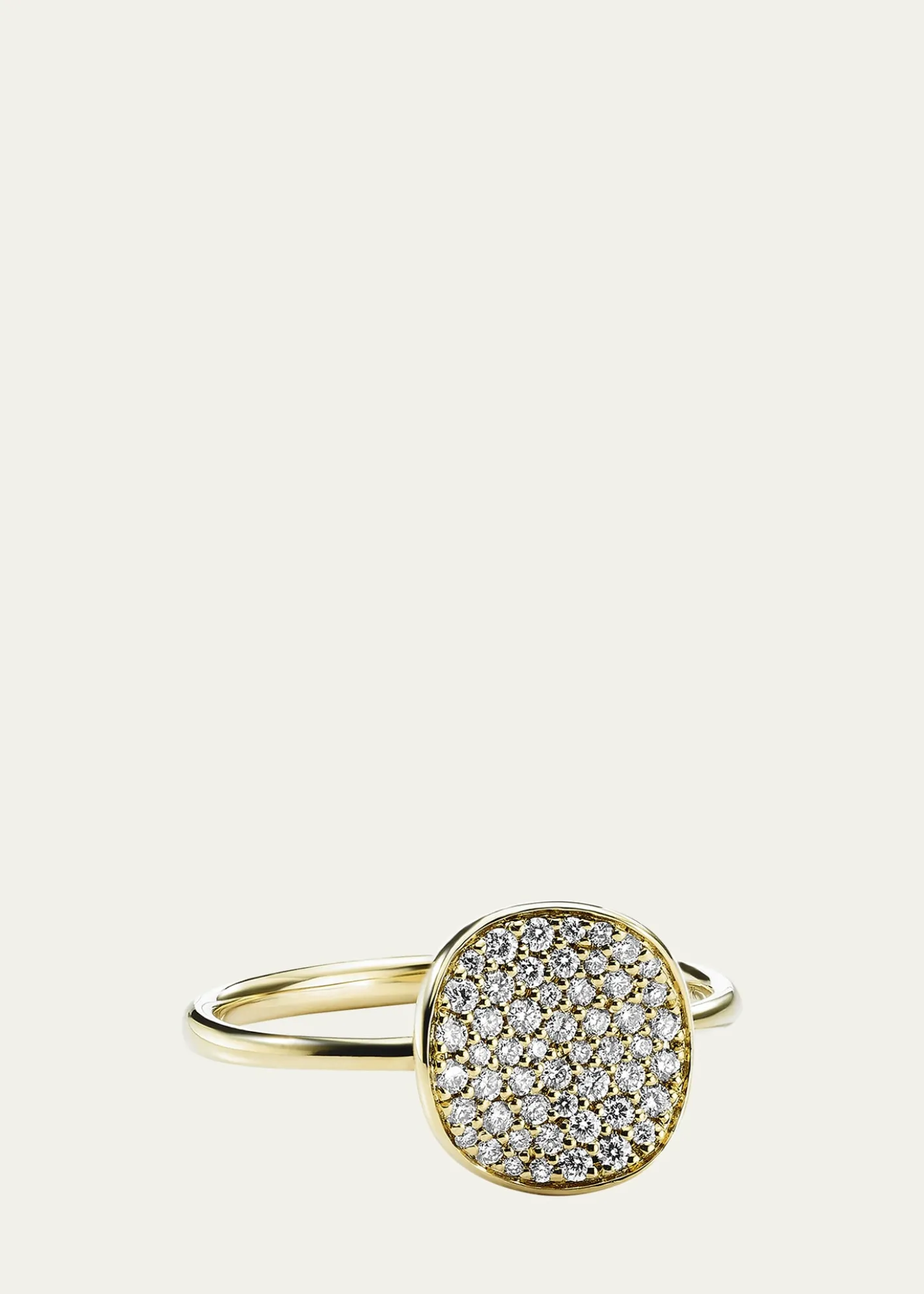 IppolitaSmall Flower Ring in 18K White Gold with Diamonds