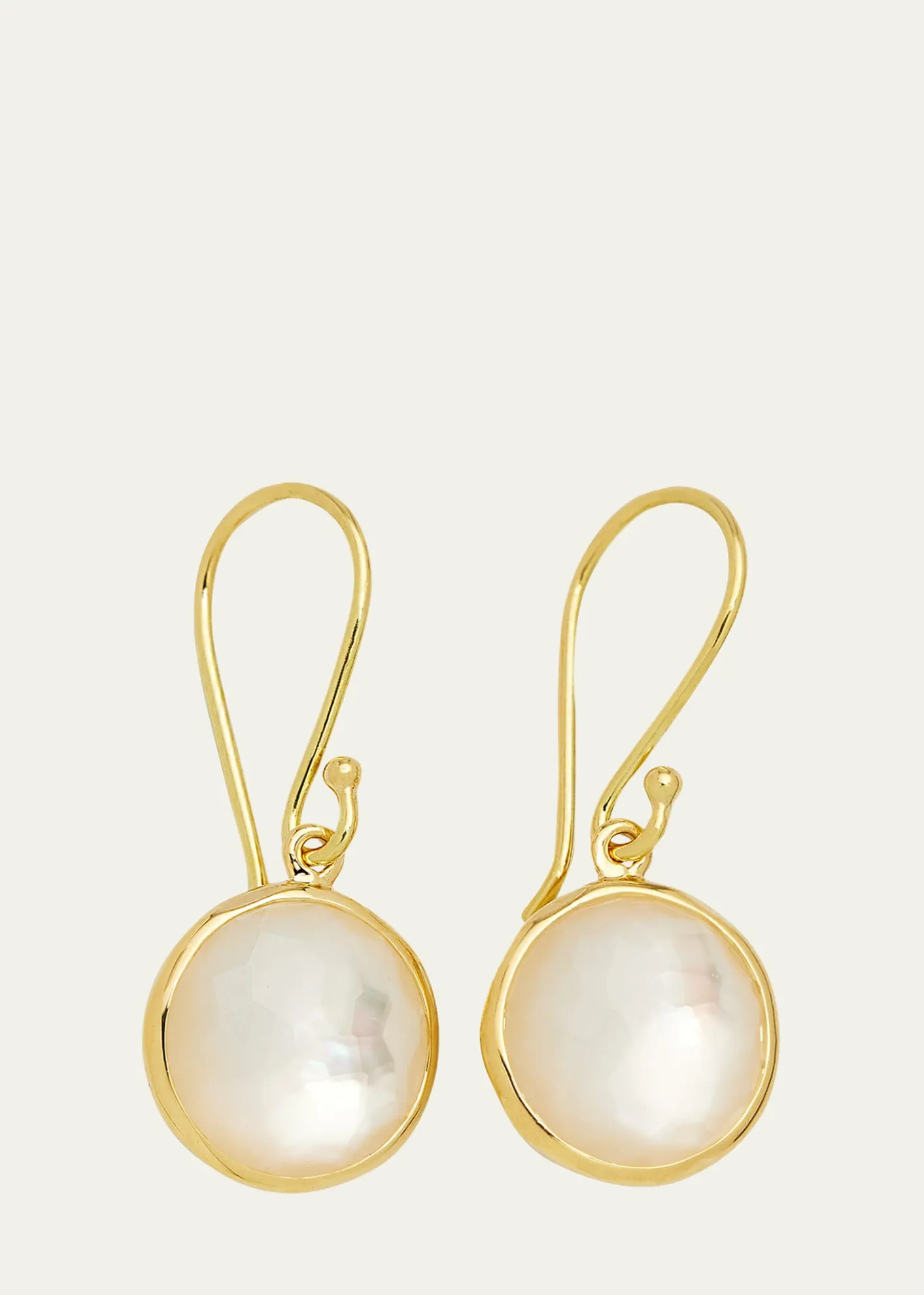 IppolitaSmall Single Drop Earrings in 18K Gold