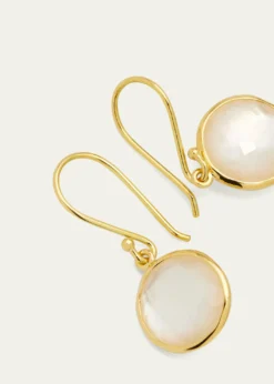 IppolitaSmall Single Drop Earrings in 18K Gold