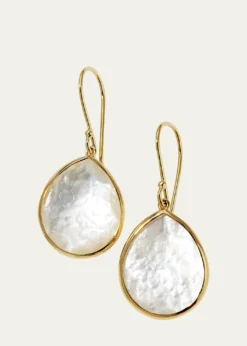 IppolitaSmall Teardrop Earrings in 18K Gold