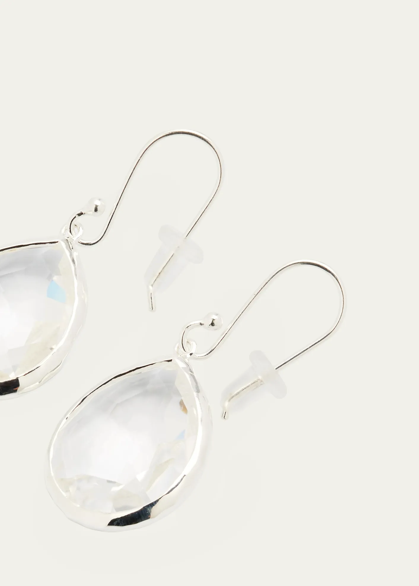 IppolitaSmall Teardrop Earrings in Sterling Silver