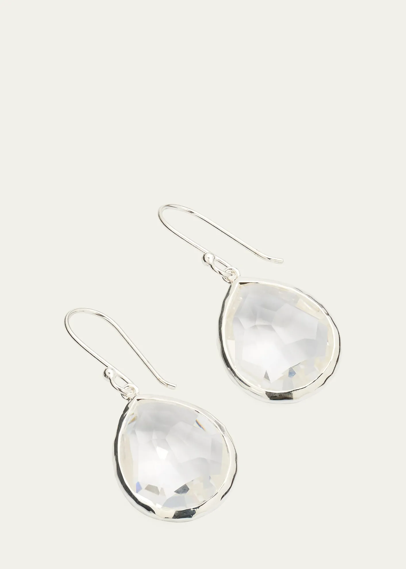IppolitaSmall Teardrop Earrings in Sterling Silver