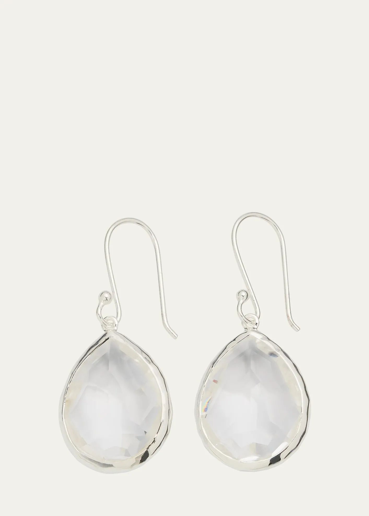 IppolitaSmall Teardrop Earrings in Sterling Silver