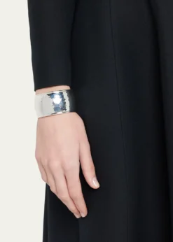 IppolitaStatement Hammered Cuff Bracelet in Sterling Silver