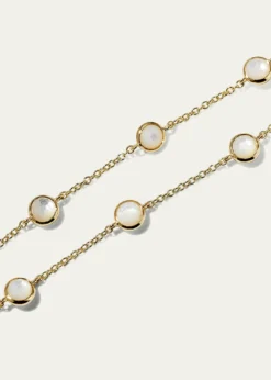 Ippolita13-Stone Station Necklace in 18K Gold