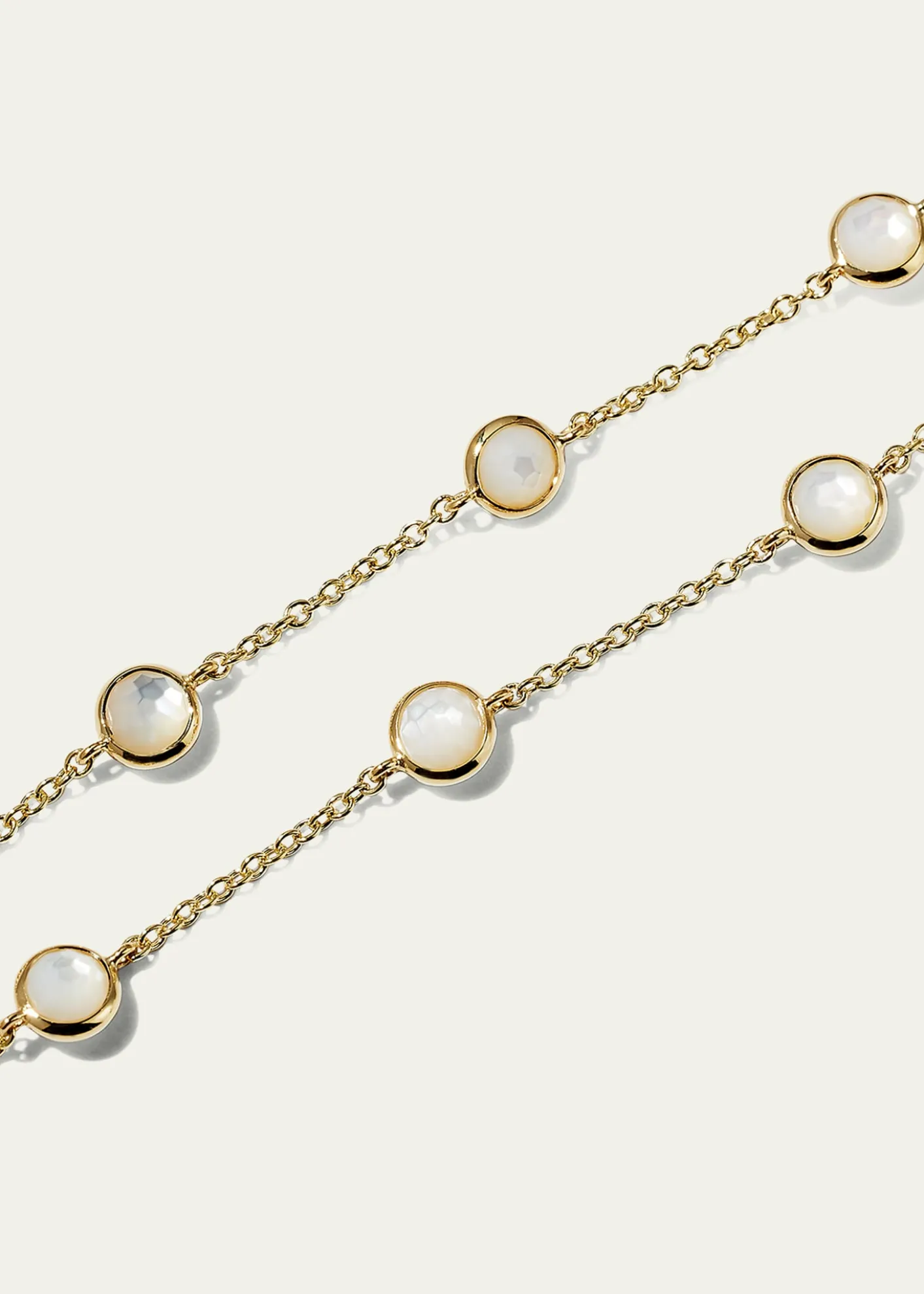 Ippolita13-Stone Station Necklace in 18K Gold