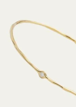 IppolitaSuperstar Bangle in 18K Gold with Diamonds