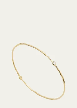 IppolitaSuperstar Bangle in 18K Gold with Diamonds