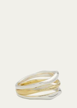 IppolitaTriple-Band Squiggle Ring in Chimera