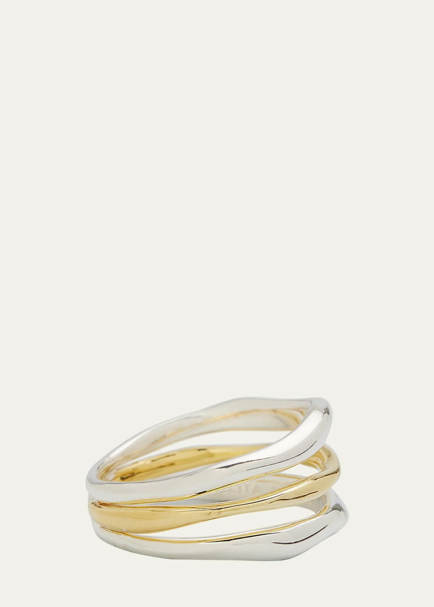 IppolitaTriple-Band Squiggle Ring in Chimera